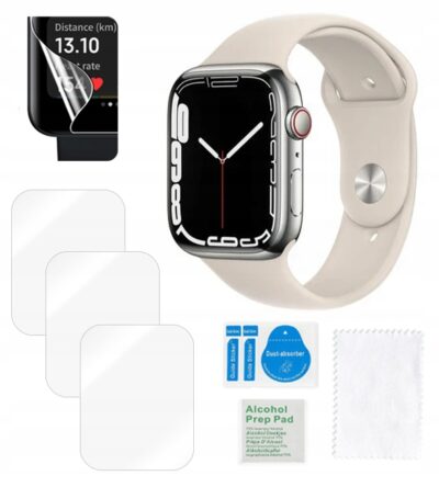 Folia hydrożelowa do APPLE Watch Series 7 45mm ochronna 3 sztuki